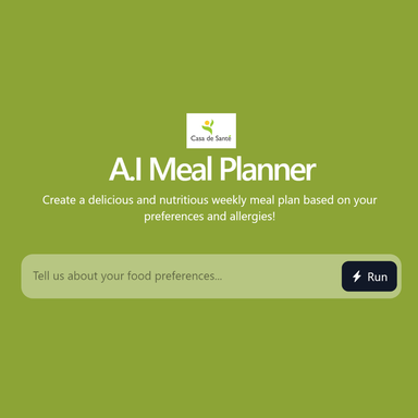 AI Meal Planner-Create a delicious and nutritious weekly meal plan based on your preferences and allergies!-Free-AI-tools-directory-Victrays