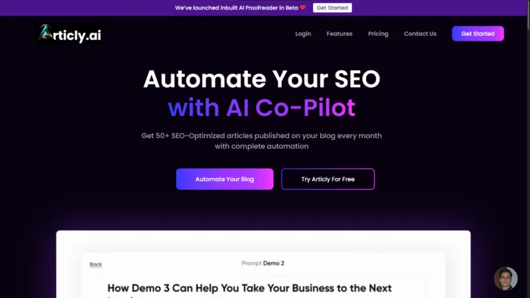 Articly.ai Articly.ai is an AI-powered blog post writer that creates SEO-friendly content for blogs