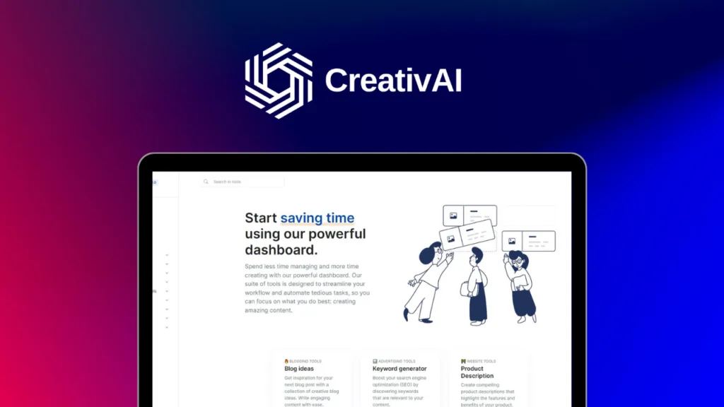 CreativAI CreativAI your all-in-one content generation tool. Say goodbye to the hassle of spending hours brainstorming and typing out boring product descriptions