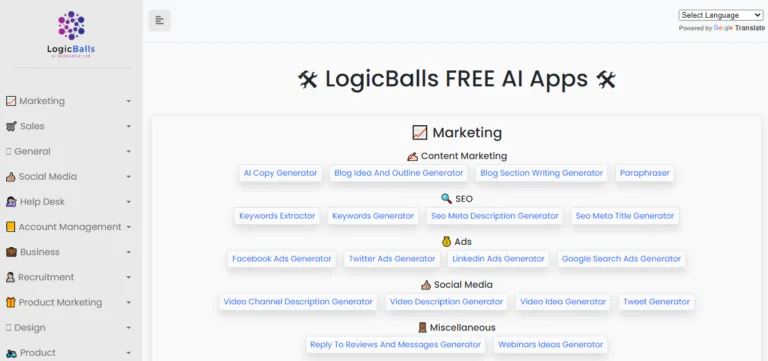 LogicBalls-Ignite your content creation with our revolutionary AI tool. LogicBalls is uniquely designed to empower the way you create content