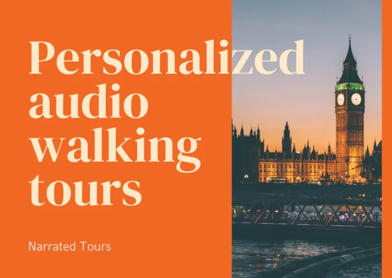 Narrated Tours Generate customised audio tour guides at the click of a button. Helping tour operators