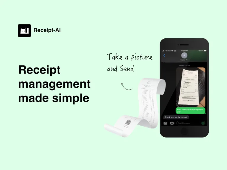 Receipt-AI Receipt-AI is a receipt management tool that uses AI technology to save users 95% of their time. It allows users to take a picture of the receipt and send it through text messages. find Free AI tools directory Victrays
