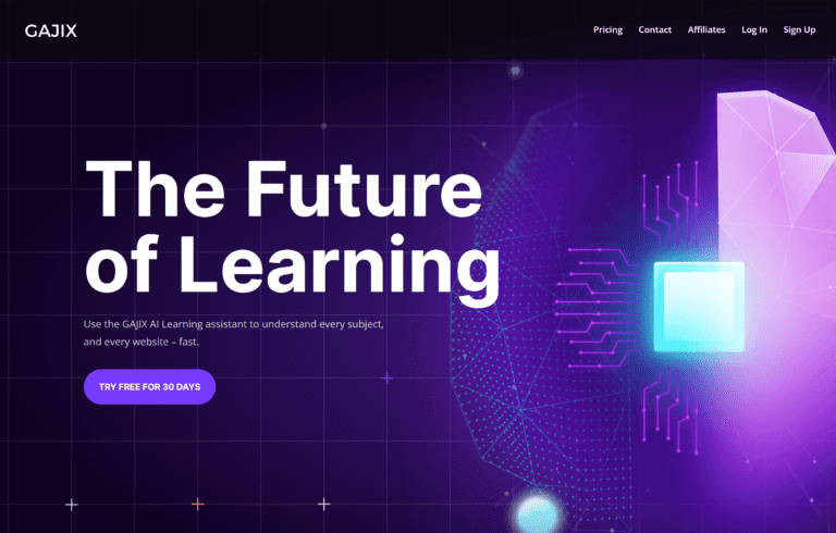 GAJIX AI Learning Assistant. find Free AI tools directory Victrays