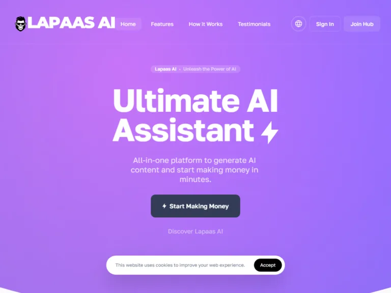 Lapaas Content AI (beta) Content AI - Save up to 3 hours of work Every Day. Perfect solution for sales and marketing teams looking to improve their go-to-market strategy and streamline their content creation process. find Free AI tools directory Victrays