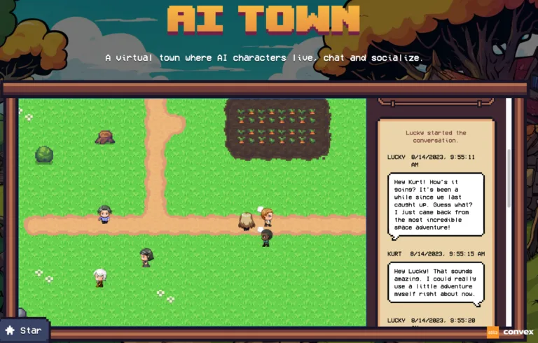 AI town The primary goal of this project