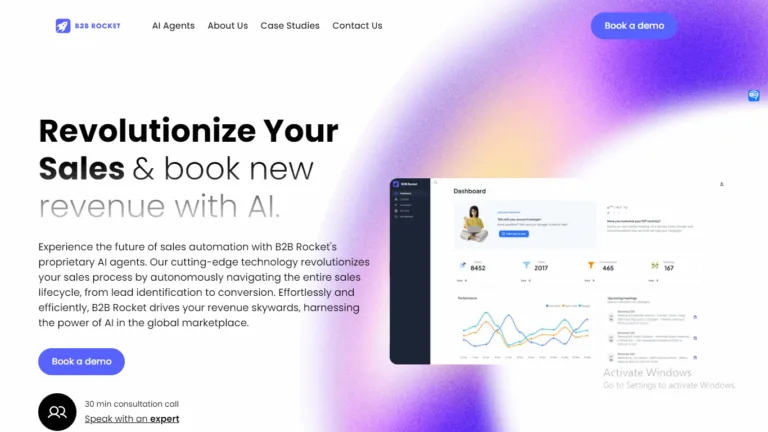 B2B Rocket B2B Rocket is an AI-driven sales automation tool that manages your sales lifecycle