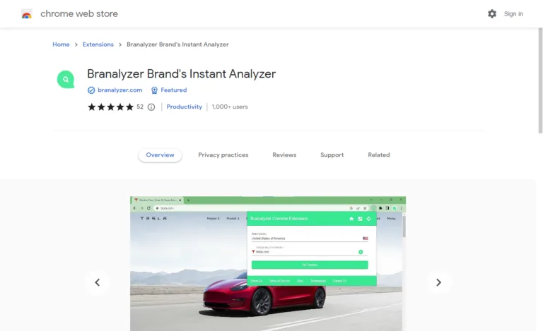 Branalyzer Brand's Instant Analyzer Analyze Brand traffic and key metrics for any website