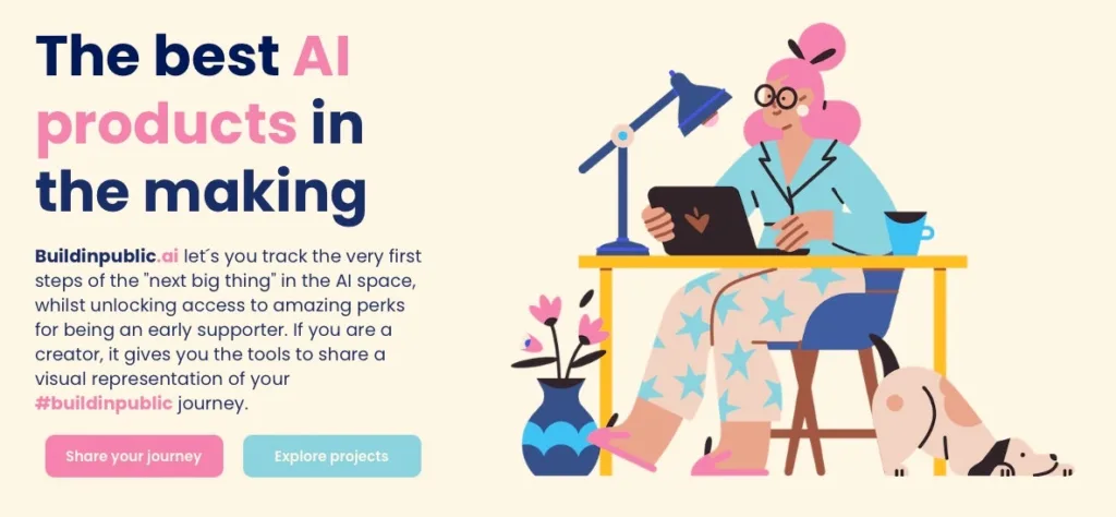 Buildinpublic.ai Buildinpublic.ai - Elevate your product journey with indie-friendly tools. We give indie hackers tools to showcase progress