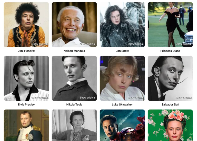 ChangeFace.AI ChangeFace lets you see your beautiful face in over 100 iconic images using state of the art AI models. find Free AI tools list directory Victrays