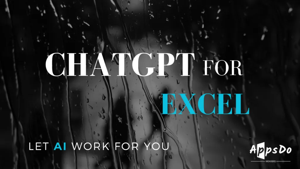 ChatGPT for Excel ChatGPT for Excel - the ultimate AI-powered add-in for Microsoft Excel. Leverage the power of AI to generate engaging content
