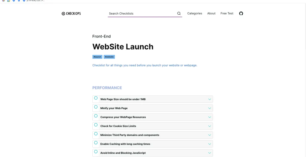 CheckOps | Website Launch CheckList How do you know if you are ready for your website launch ?
