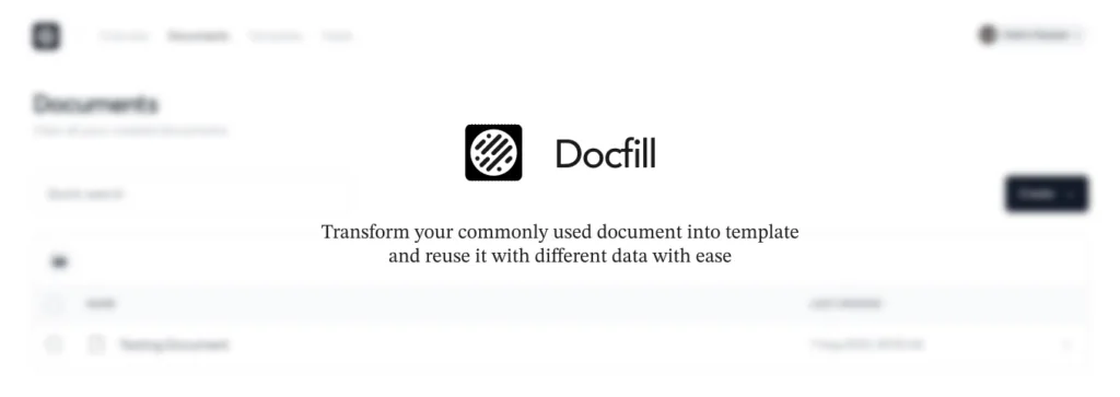 Docfill Tired of duplicating same document again and again to create similar document? Transform your documents into a template and upload the it to Docfill. Create similar document again by just form filling! find Free AI tools list directory Victrays