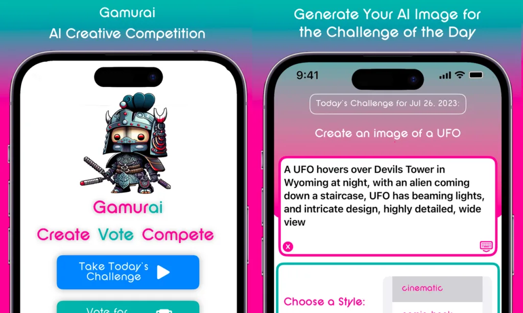 Gamurai Gamurai is a revolutionary competition that fuses the magic of AI with your boundless creativity! Blend your artistic vision with cutting-edge technology