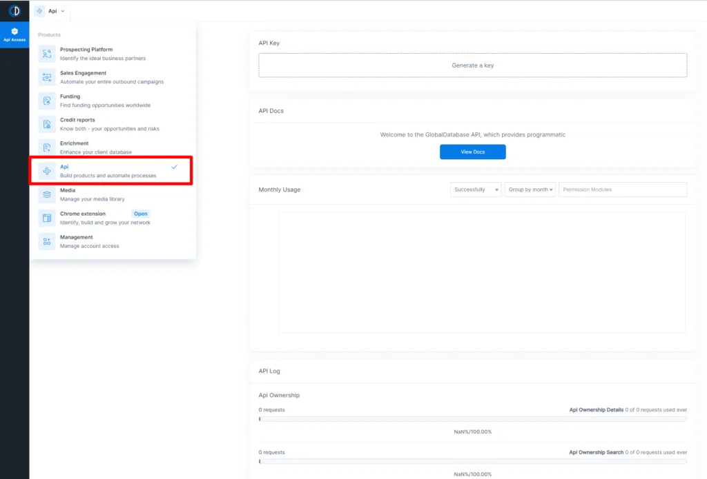 Global Database KYB API Global Database KYB API: Instant access to company registration