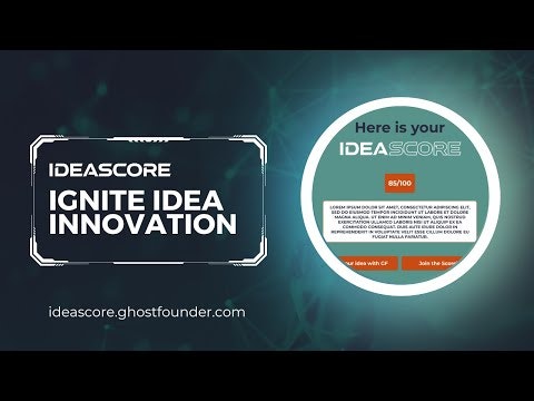 IdeaScore IdeaScore: Test & refine your business ideas effortlessly. AI analysis