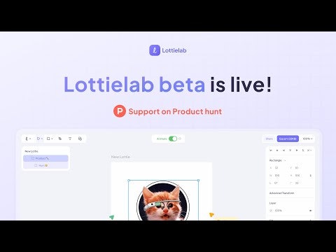 Lottielab Create and export Lottie animations to your websites and apps easily!