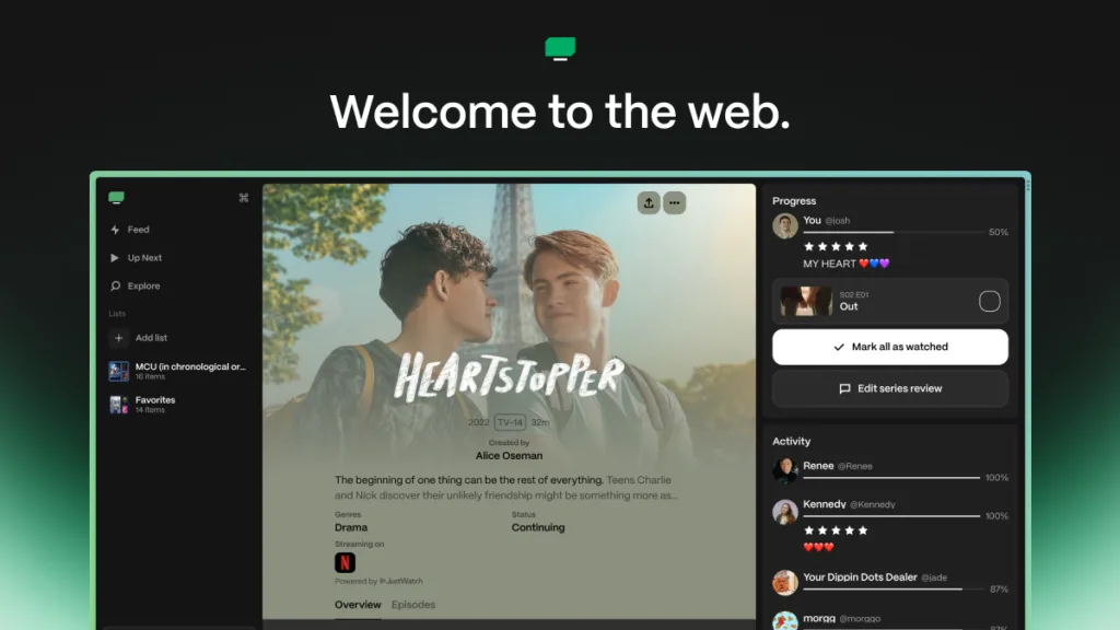 Marathon Marathon is the social network for avid television watchers. Track your progress through series and discuss with your friends along the way. find Free AI tools list directory Victrays