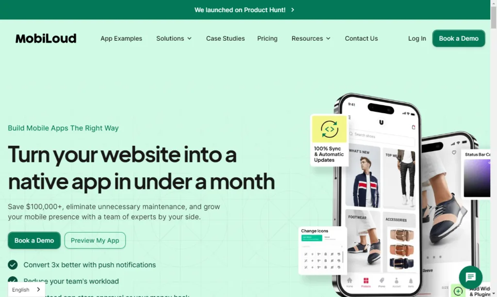 MobiLoud MobiLoud is a tech-enabled service that helps brands grow their reach with premium mobile apps.