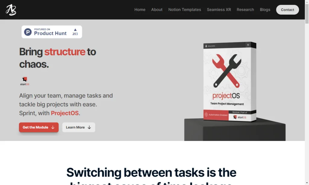 ProjectOS Manage projects and tasks
