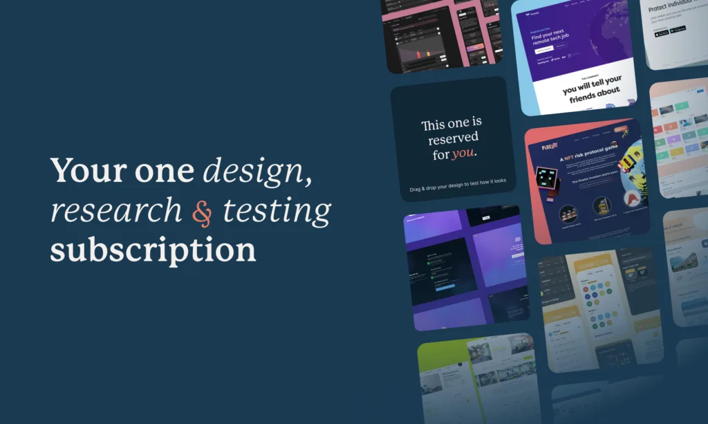 RePlan Unleash your business potential with unlimited UX and UI design