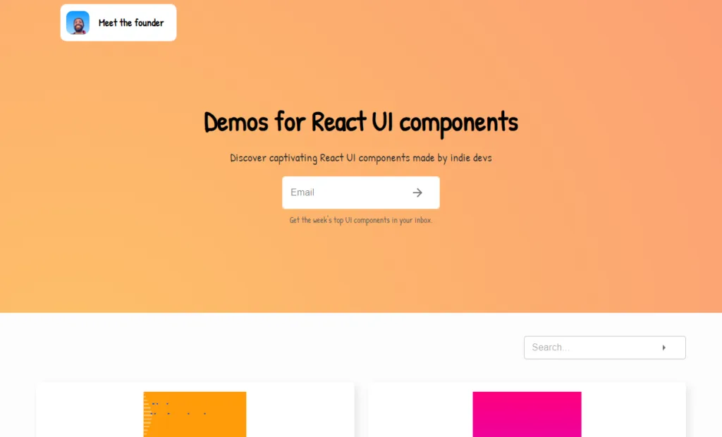 ReactDemos.com Tired of using the same popular UI kits and our app looking the same as everyone else?
