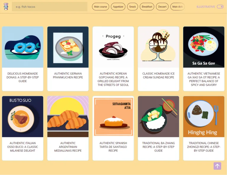 Robot Recipes Robot Recipes has thousands of real food recipes for humans