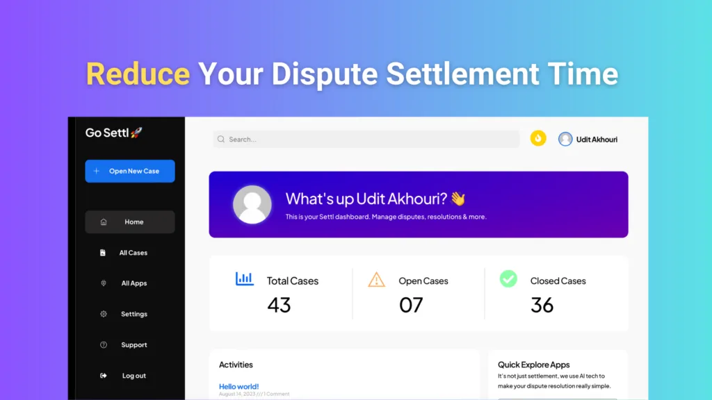 Settl Big growth in startups invites big disputes