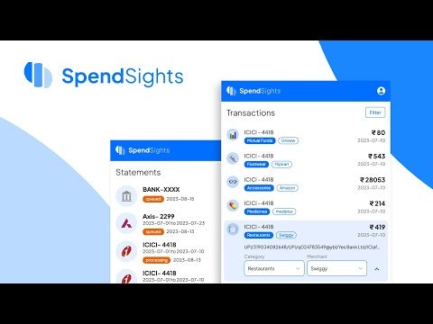 SpendSights Spendsights is a tool to process your bank statements
