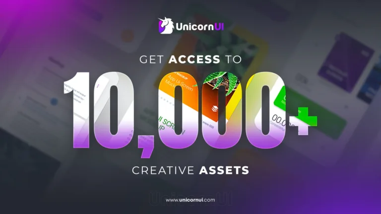 Unicorn UI Creative marketplace to buy and sell design resources and graphics.