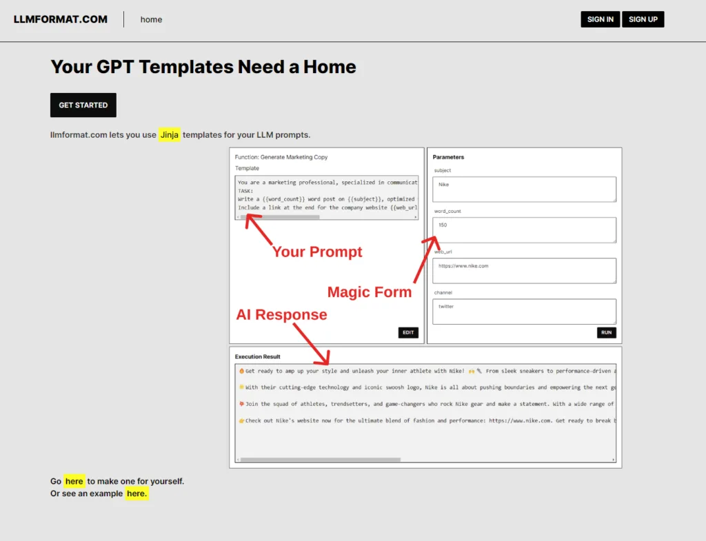 llmformat.com llmformat.com lets you create