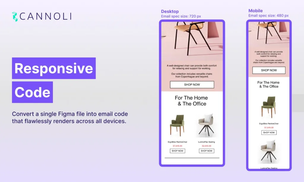 Cannoli Transform Figma designs into HTML emails effortlessly. Design in Figma