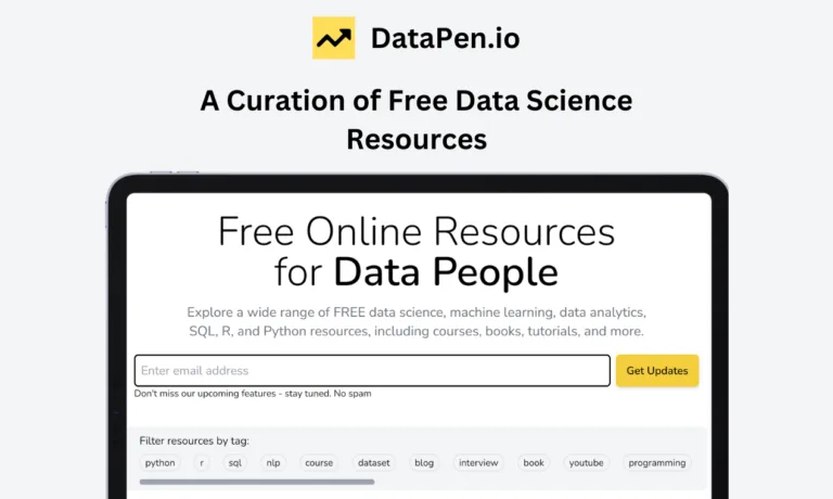 DataPen.io Explore a wide range of FREE data science