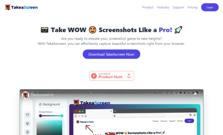 Takeascreen 2.0 Unleash the power of seamless screen capturing