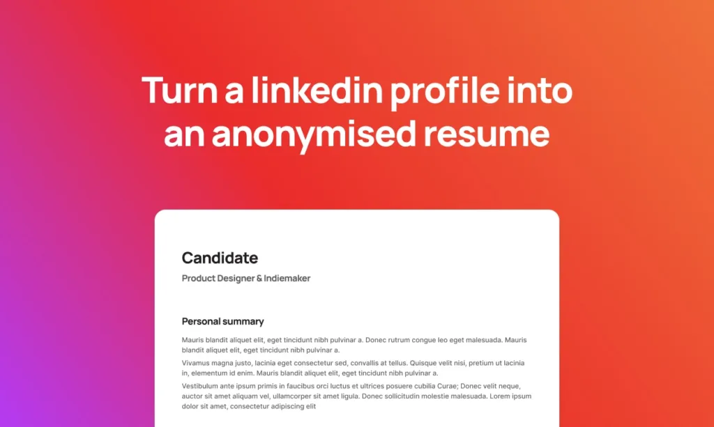 Talent Dojo Import experience and education from Linkedin