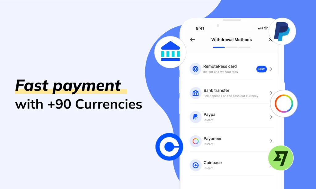 The RemotePass Super App Struggling with delayed international payments and complicated workflows? Meet the RemotePass Super App! Get paid in over 90 currencies