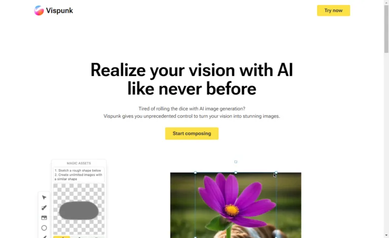 Vispunk Most AI image generators feel like the slot machine. You try different prompts until you get the image you want. Or never. Vispunk lets you compose a scene on a canvas and use AI to turn it into a beautiful image. find Free AI tools list directory Victrays