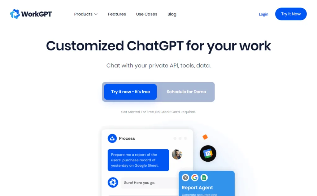 WorkGPT: Combination of ChatGPT & Zapier WorkGPT