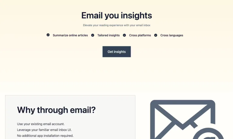 wuko.ai Use your existing email account to request contextual summaries