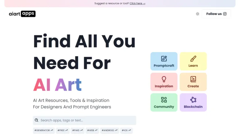 Featured tools AI Art Apps Database AI Art Resources