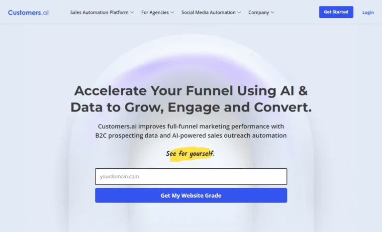 Featured tools Customers Ai See how B2C business owners and marketers are discovering sales automation