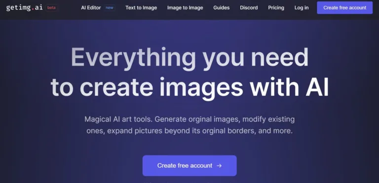 Featured tools Getimg.ai Everything you need to create images with AI.