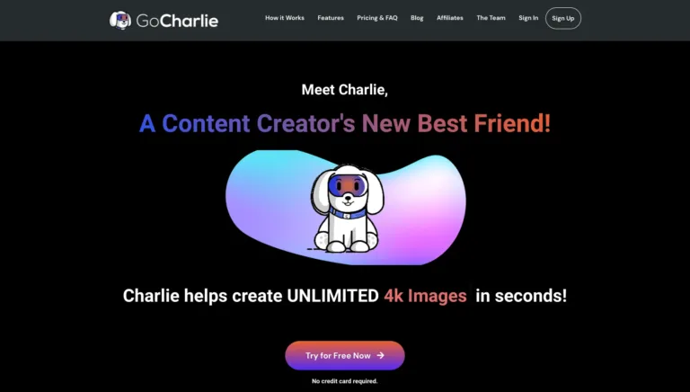 Featured tools Go Charlie Create Images