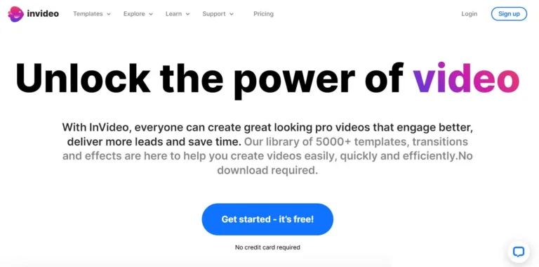 Featured tools InVideo Unlock the power of video.