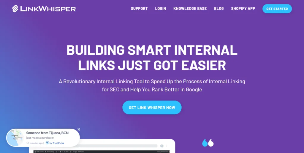 LinkWhisper - Looking for an internal linking tool? WordPress plugin Link Whisper helps