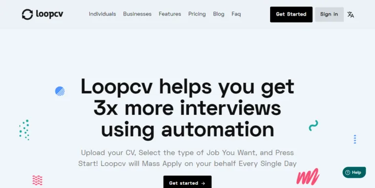 Loopcv LoopCV - The first job search automation platform. Automate the job hunting process so that people don't lose time applying for jobs