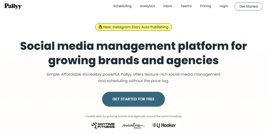 Pally - Simple. Affordable. Incredibly powerful. Pallyy offers feature-rich social