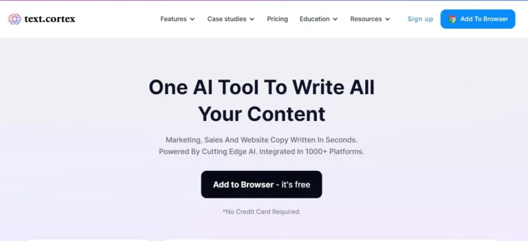 Featured tools TextCortex AI Hyper charge your writing wherever you need it in your browser. Write better