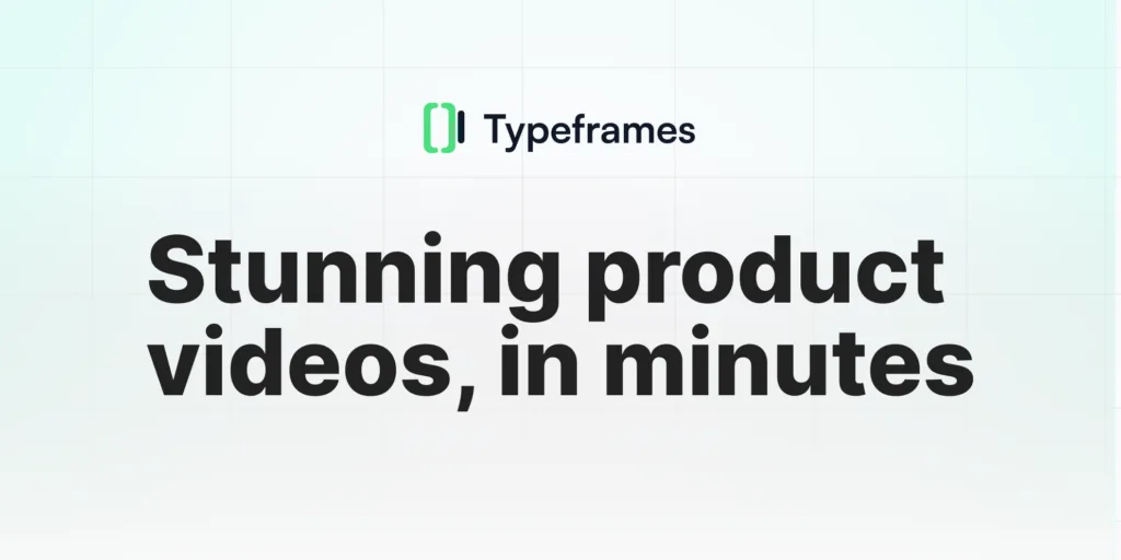 Featured tools Typeframes Typeframes is a unique video creation tool designed to simplify the creation process. Give it your website or a short text and it will automatically create a video for you