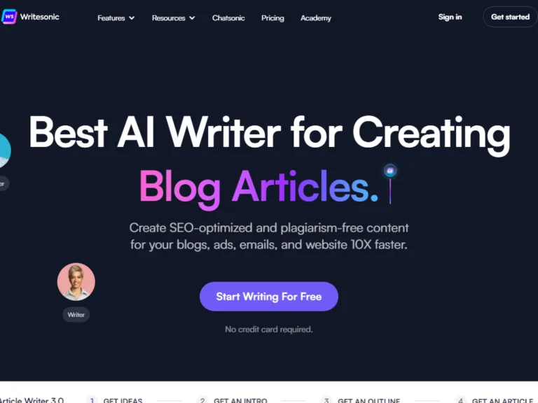 Featured tools Write Sonic World's only AI writer that helps you write SEO-optimized