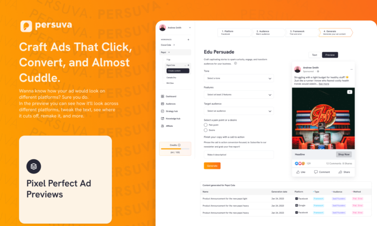 Persuva ai - Specialized tool to create ads that convert